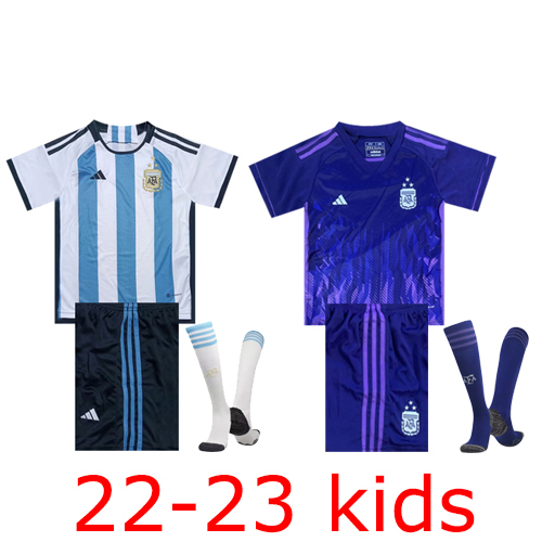 2022-2023 Argentina Kids + Socks World Cup adult Thailand the best quality
