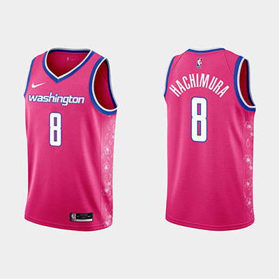 2022 Washington Wizards NBA basketball adult Hot press Pink