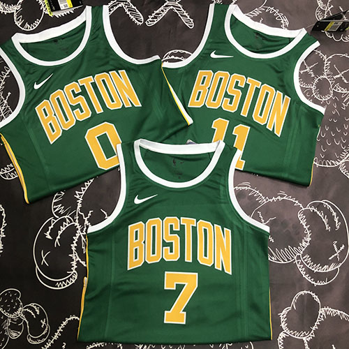 2023 Boston Celtics NBA basketball adult Hot press green