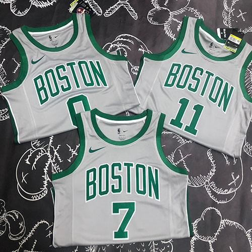 2023 Boston Celtics NBA basketball adult Hot press grey