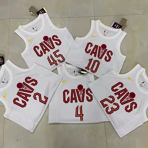 2023 Cleveland Cavaliers NBA basketball adult Hot press white