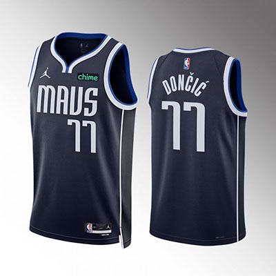 2023 Dallas Mavericks NBA basketball adult Hot press blue