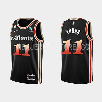 2023 Atlanta Hawks NBA basketball adult Hot press black