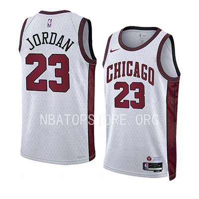 2023 Chicago Bulls NBA basketball adult Hot press white