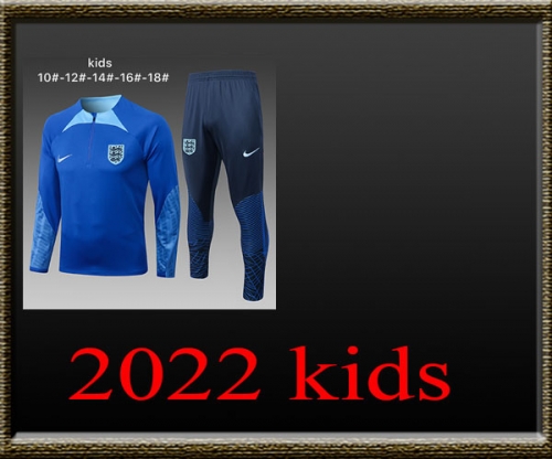 2022 England World Cup Kids Training clothes