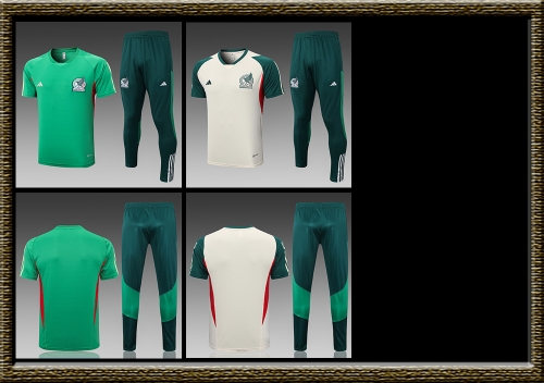 2022 Mexico World Cup adult Training clothes short sleeves