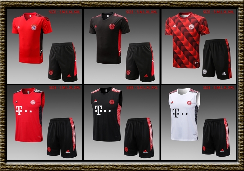 2022-2023 Bayern adult Training clothes short sleeves shorts