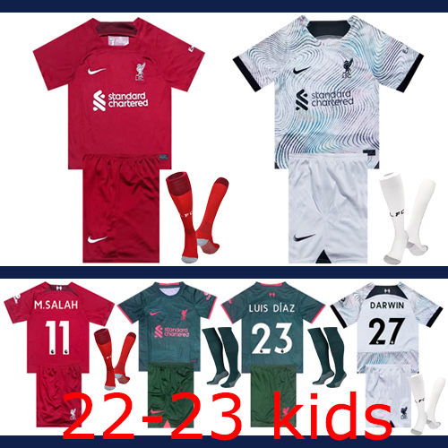 2022-2023 Liverpool Kids + Socks Thailand the best quality