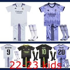 2022-2023 Real Madrid Kids + Socks Thailand the best quality