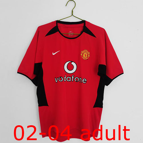 2002-2004 Manchester United Home jersey Thailand the best quality