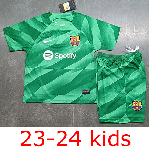 2023-2024 Barcelona goalkeeper Kids Thailand the best quality