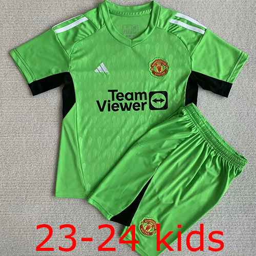 2023-2024 Manchester United goalkeeper Kids Thailand the best quality