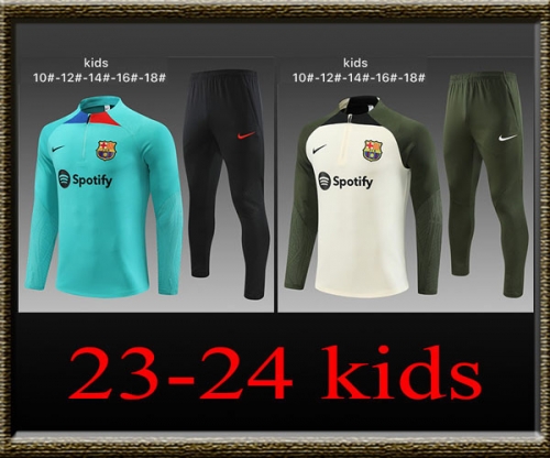 2023-2024 Barcelona Kids Training clothes