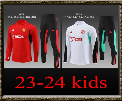 2023-2024 Manchester United Kids Training clothes