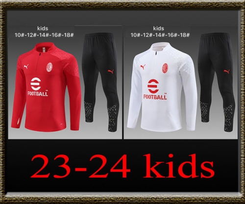2023-2024 AC Milan Kids Training clothes
