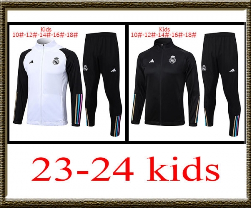 2023-2024 Real Madrid kids jacket best quality