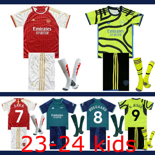 2023-2024 Arsenal Kids + Socks Thailand the best quality