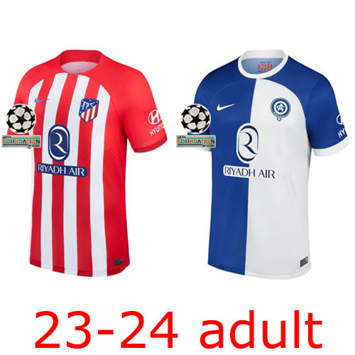 2023-2024 Atletico Madrid adult +patch Thailand the best quality