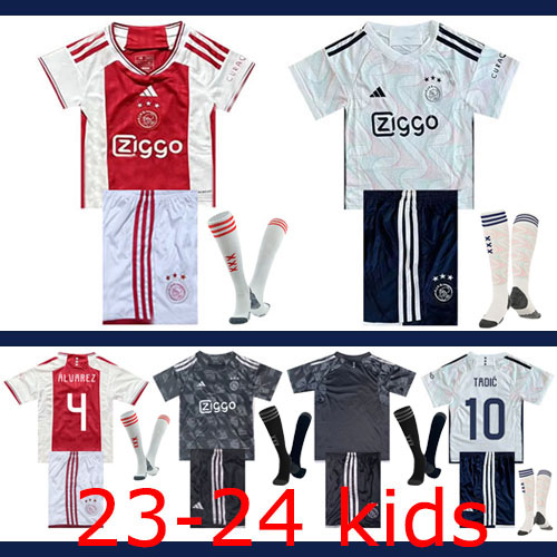 2023-2024 Ajax Kids + Socks Thailand the best quality