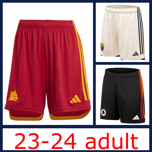 2023-2024 AS Roma Adult Shorts Best Quality