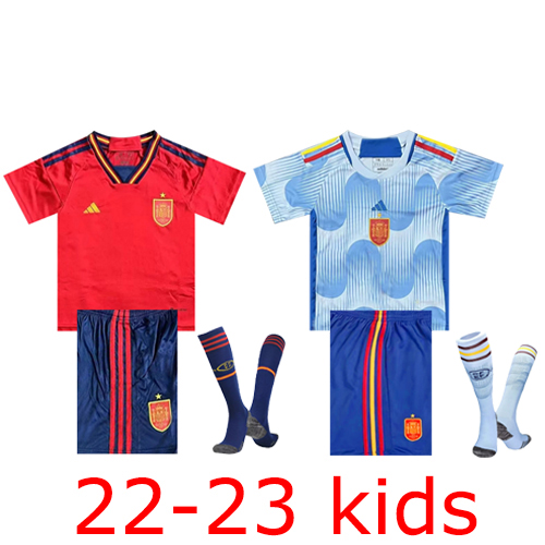 2022-2023 Spain Kids + Socks World Cup adult Thailand the best quality