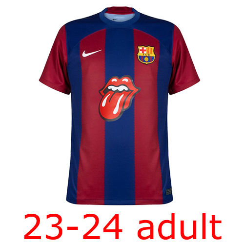 2023-2024 Barcelona X THE ROLLING STONES adult  best quality
