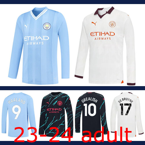 2023-2024 Manchester City adult long sleeve Thailand the best quality
