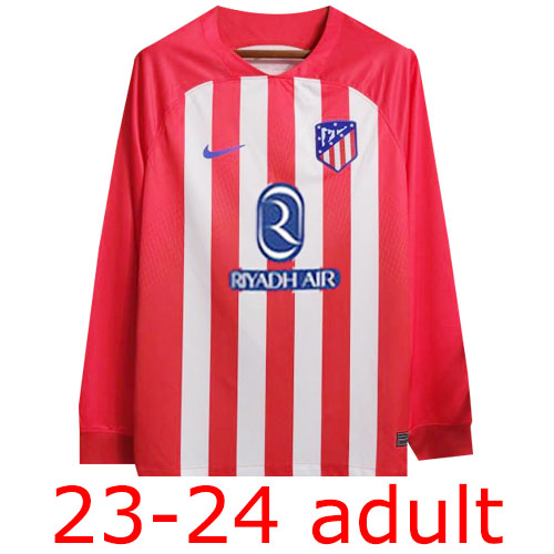 2023-2024 Atletico Madrid adult long sleeve Thailand the best quality