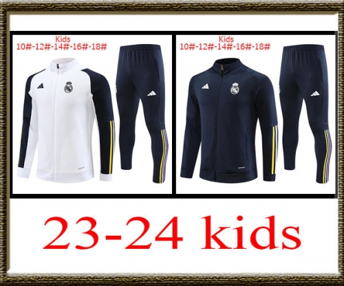 2023-2024 Real Madrid kids jacket best quality