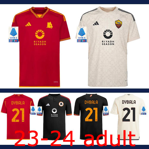 2023-2024 AS Roma adult +patch Thailand the best quality