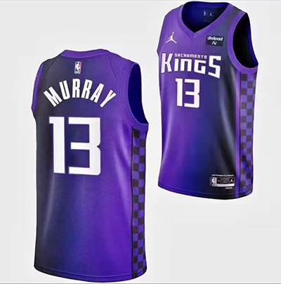 2024 Sacramento Kings NBA basketball adult Hot press purple