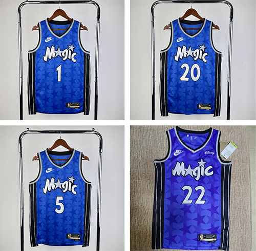 2024 Orlando Magic NBA basketball adult Hot press blue