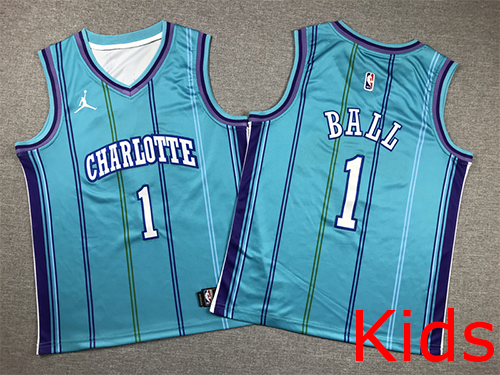 Charlotte Hornets Kids NBA Embroidery basketball