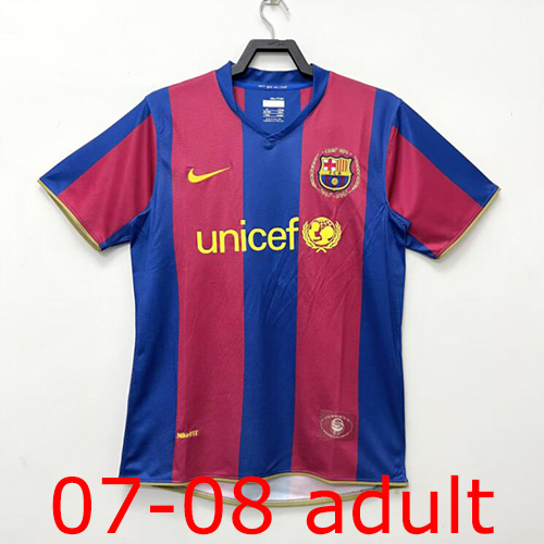 2007-2008 Barcelona Home jersey Thailand the best quality