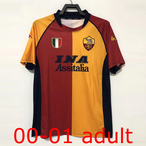 2000-2001 Roma Home jersey the best quality