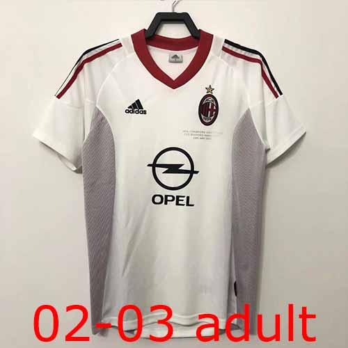 2002-2003 AC Milan Away jersey the best quality
