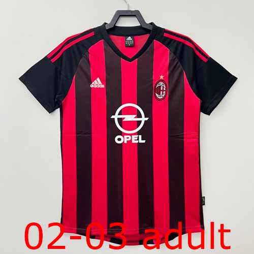 2002-2003 AC Milan Home jersey the best quality