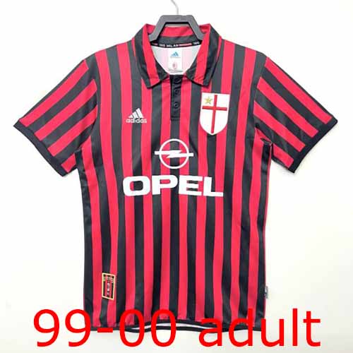 1999-2000 AC Milan Home jersey the best quality