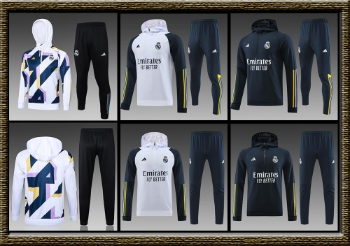 2023-2024 Real Madrid adult + hat Sweater best quality