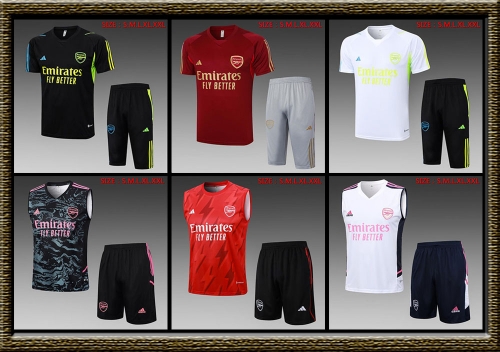 2023-2024 Arsenal adult Training clothes short sleeves shorts