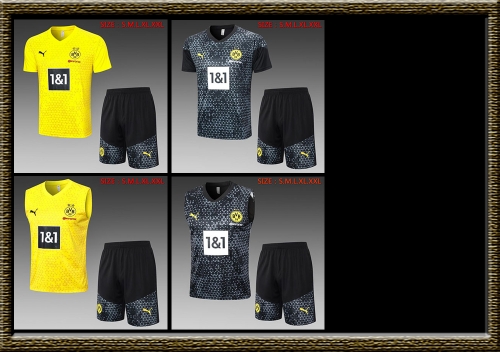 2023-2024 Dortmund adult Training clothes short sleeves shorts