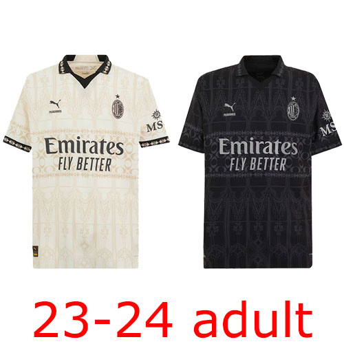 2023-2024 AC Milan Fourth Kits adult Thailand the best quality