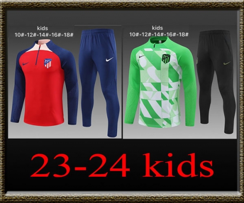 2023-2024 Atletico Madrid Kids Training clothes