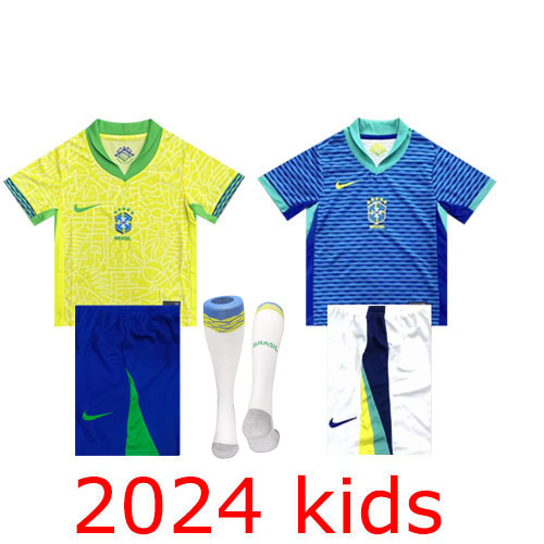 2024 Brazil Kids + Socks the best quality