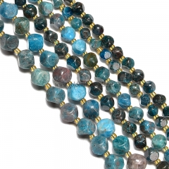 Apatite 6 Cutting Cubes, 6-10mm, Approx 38~40cm/strand