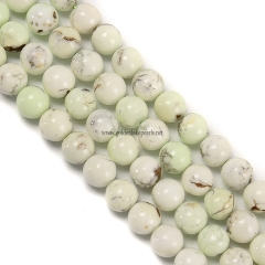 Australia Green Turquoise Plain Rounds, 4-10mm, Approx 38cm/strand
