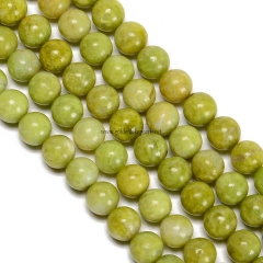 Natural A Grade Green Opal Plain Round, Approx 6-12mm, Approx 38cm/strand