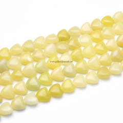 Lemon Jade Hearts, Approx 8-12mm, Approx 38cm/strand