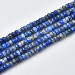 Natural Lapis Lazuli Plain Rondelles, Approx 2x4mm, Approx 38cm/strand