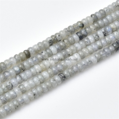 Labradorite Plain Rondelles, Approx 2x4mm, Approx 38cm/strand